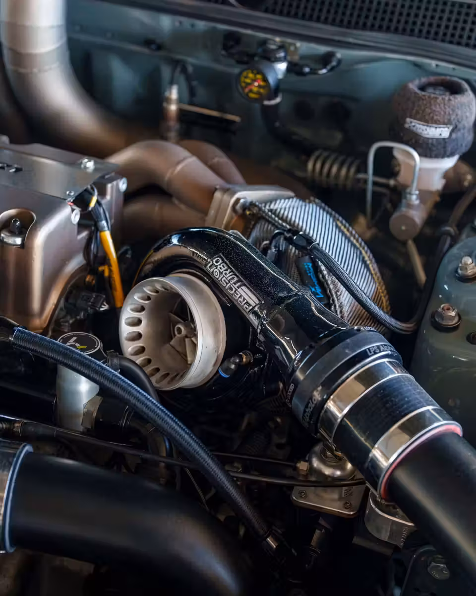 Honda K20/K24 motor turbo kit (manifold, turbo, intercooler boruları) — fotoğraf 1/4